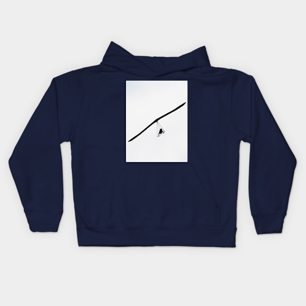 Hang gliding Kids Hoodie by IKIosifelli